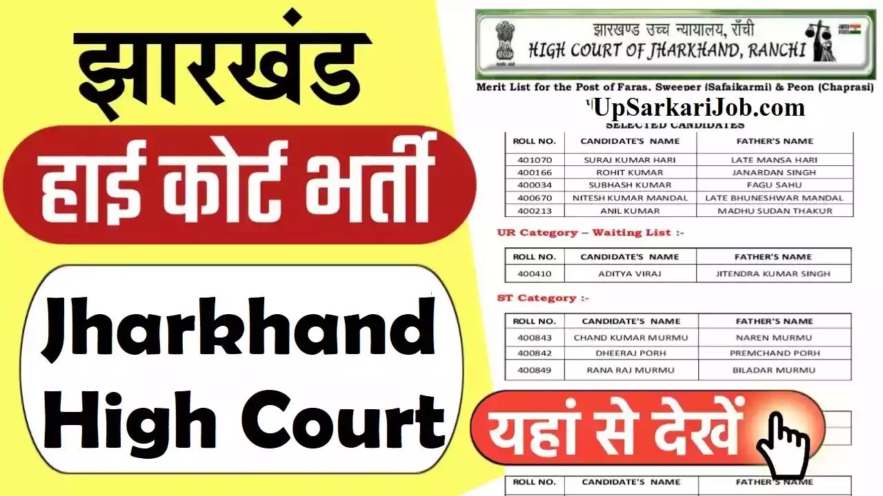 Jharkhand High Court Jobs