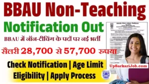 BBAU Non Teaching Bharti 2026 : BBAU में नॉन-टीचिंग के पदों पर नई भर्ती
