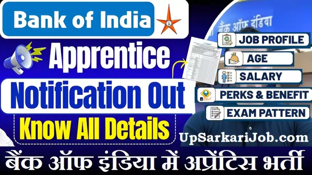 BOI Apprentice Bharti