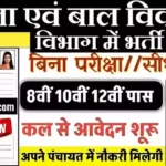 Maharashtra Anganwadi Bharti 2026: महिला एवं बाल विकास विभाग में भर्ती