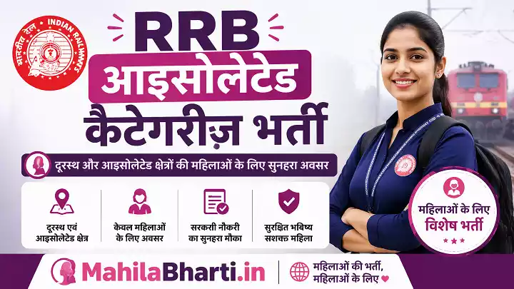 RRB Isolated Categories Online Form