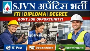 SJVN Apprentice Bharti 2026: ग्रेजुएट, डिप्लोमा और ITI पास भर्ती
