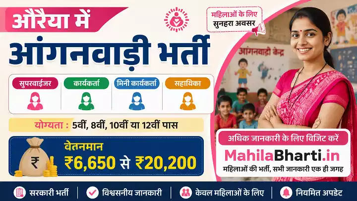 Auraiya Anganwadi Bharti