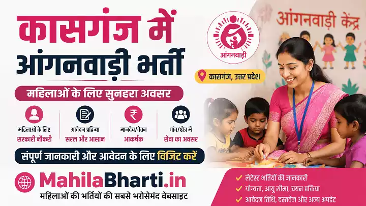 Kasganj Anganwadi Bharti Kasganj Anganwadi Vacancy