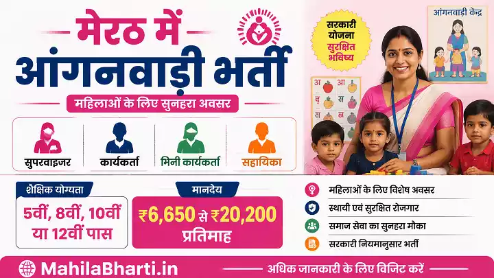 Meerut Anganwadi Bharti Meerut Anganwadi Vacancy