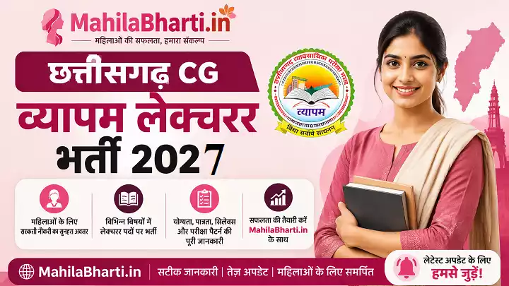 CG Vyapam Lecturer Online Form