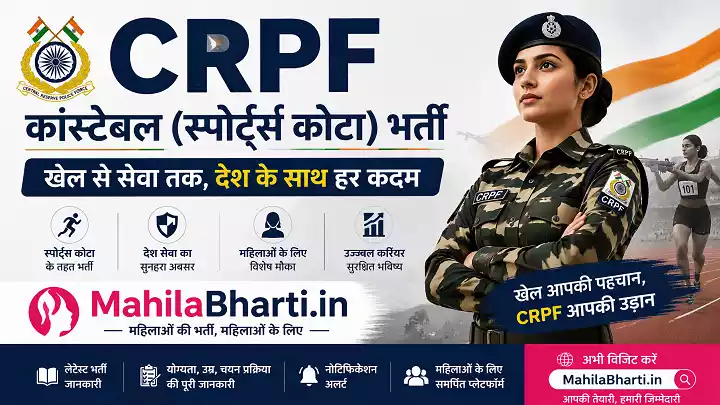 CRPF Sports Quota Online Form