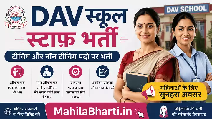 DAV School Various Staff Form